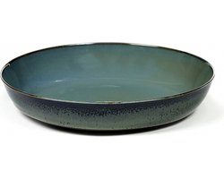 Serax Terres de reves diep bord 21 cm smokeyblue/darkblue - 2 stuks