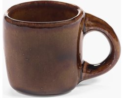 Serax Uncharted Out of Lines espressokop 10cl ocher (set van 2 stuks)