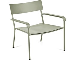 SERAX VINCENT VAN DUYSEN AUGUST LOUNGESTOEL M/ARMLEUNING EUCALYPTUS GROEN