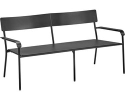 Serax Vincent Van Duysen August tweezit bank L136cm H70cm zwart