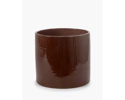 Serax Vincent Van Duysen Vaso 04 bloempot D45cm H41cm donkerbruin