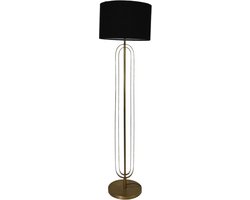 Serena Lampenkap - ø42x28 cm - Zwart - Jute/Wol - lampenkap voor staande lamp, lampenkappen hanglampen, lampenkappen voor tafellampen, lampenkappen, lampekap, lampenkap velours, lampenkap voor tafellamp, lampenkappen landelijk