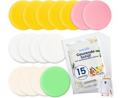 SereneLife Geurschijf voor Handdoekwarmer - Geurende Pads voor Handdoekverwarmer - 15 Verschillende soorten Geurschijven - Handig formaat - Frisse Geur blijft 30 tot 60 dagen
