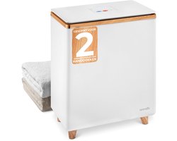 Serenelife Handdoek verwarmer - Elektrische Emmer Towel Warmer voor Spa en Badkamer - Past 2 grote Badhanddoeken, Automatische Uitschakelfunctie - Roségoud