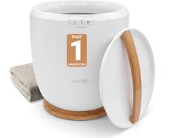SereneLife Handdoek verwarmer, luxe Towel Warmer met automatische uitschakeling en geurfunctie – geschikt voor 1 grote handdoek