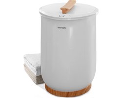 Serenelife Handdoek verwarmer- Towel warmer - Handdoekverwarming voor Spa en Badkamer - Met Draagbare Handgreep- past 2 grote Badhanddoeken/Badjassen/Pyjama, Automatische uitschakelfunctie - Wit