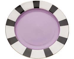 Serveerblad Harlequin paars Ø31cm Kare Design