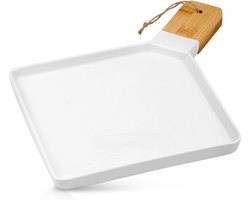 Serveerbord Porselein TERRESTRIAL 44,5x35 cm - Dienblad - Bord - Plateau
