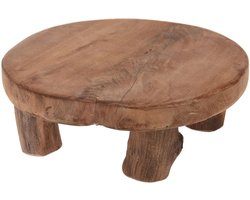 Serveerplank Houten op Poten 20 cm - Serveerbord - Snijplank - Hapjesplank - Kaasplank