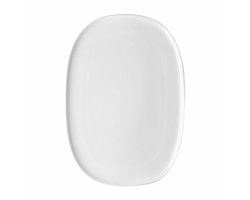 Serveerschaal Alessi Itsumo White Porcelain 25 x 17 cm