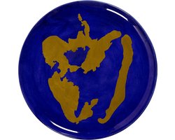 Serveerschaal Donkerblauw Goud Feast 35 Ø x Ottolenghi