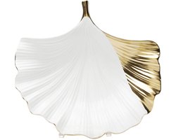 Serveerschaal Ginkgo Elegance goud kant Kare Design