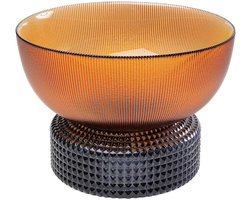 Serveerschaal Marvelous Duo amber grijs 22cm Kare Design
