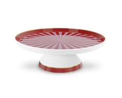 Serveerschaal Pip Studio Love Birds Red-Pink 24 cm