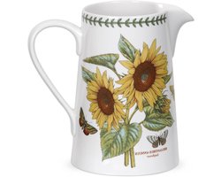 Servekan Zonnebloem - Bloemen Kan - Drank Serveren - Fijn Aardewerk - 15 Pint - Multicolor