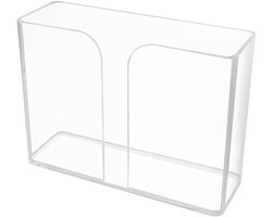 Servethouder - Acryl - Verticale Opening - Papieren Handdoeken - Keuken/Badkamer - Elegant Ontwerp - Transparant - Papierenhanddoekdispenser