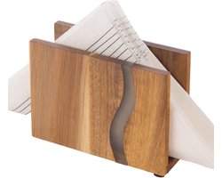 Servethouder Houten RIVER 12x8,5 cm - Servettenhouder - Houder voor Servetten