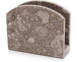Servethouder - Keuken Decoratie - Tafel Decoratie - Handgemaakt Marmer - 16.5x14cm - Oceaan