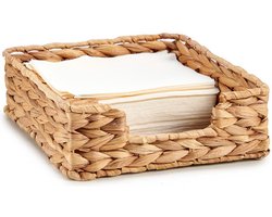 Servethouder Metaal Bruin Waterhyacint (23 x 8 x 23 cm)