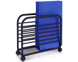 Servethouder Metaal Zwart 11,5x10 cm - Servettenhouder - Houder voor Servetten