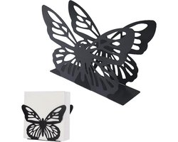 Servethouder - Papieren handdoekhouder - Servethouder voor keuken, eetkamer, eettafel, decoratie - Zwart