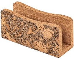 Servethouder QUERCO kurk 15,3x5,3x6,7cm - earth - SET/2