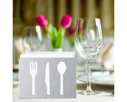 Servethouder roestvrij staal servet houder moderne servet houder rek tafeldecoratie