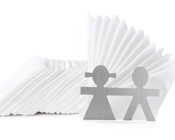 Servethouder - Tafeldecoratie Rek - Keuken Organisatie - Moderne Stijl - 12x3x8.6cm - Zilver