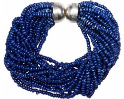 Servetring Bronx indigo - in set van 6