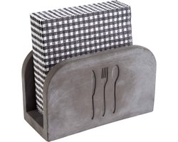 Servettenhouder van Beton - Modern en Functioneel - 1 stuk - Beton Grijs