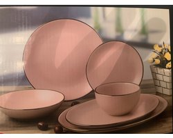 servies set 26 delig rose