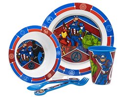 Serviesset Herbruikbaar en Magnetronbestendig met Borden, Bekers, Kom en Bestek