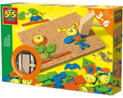 SES Creative - Hamertje Tik - Fantasie - Kinderspeelgoed - Knutselen - Montessori Speelgoed - Vanaf 3 jaar - Kerst cadeautjes