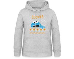 Sesamstraat Cookie Monster Ugly Xmas Hoodie Dames