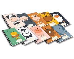 Set 10 Ollie & Tigger Kinderopvang dagboek set - baby - peuter - oppasboekje - opvangboekje - invulboek - ringband