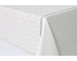 Set 2 Stuks Damast Tafellopers 'Rio Taupe' De Witte Lietaer