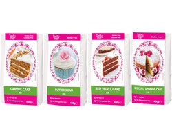 Set 2 van 4 mixen glutenvrij - glutenvrij bakken - Tasty Me