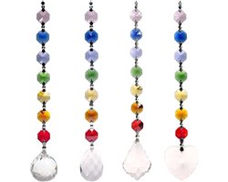 Set 4 Feng Shui chakrakristallen