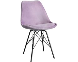 SET DEAL: 6 stuks Eetkamerstoel Viga paars velvet eetstoel
