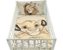Set dekbedovertrek en kussenslopen voor kinderbedjes | The Lion King beddengoedset | Disney beddengoed