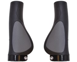 Set Ergo-Grip antislip fietshandvatten 130mm zwart