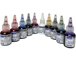 Set Glasverf voor Glas in Lood Stijl Schilderen - Snelle Droging