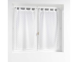 Set gordijnen met lussen ODILIA, 60 x 120 cm, 2 stuks.