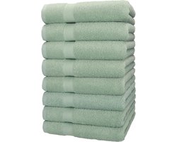 Set Handdoeken - Zachte Handdoeken - Badkamer Comfort - 100% Katoen - 50 x 100 cm - Hay Groen