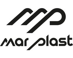 Set Marplast prullenbak 23 liter, gemaakt van kunststof in satijnen afwerking + klapdeksel voor de prullenbak MP748, Satijn