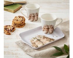 Set Mokken & Tray - Owls - Uilen