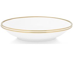 Set of 2 Pasta Plate White Gold 25.5 cm