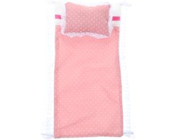 Set poppenhuis beddengoed - poppenhuis accessoires - mini beddengoed set - 1:12 kussen - miniatuurkussen - woonkamer meubels - bed kussen katoen - benodigdheden deken