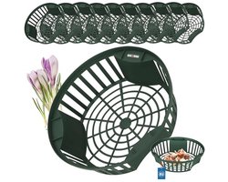 Set van 10 plantenmanden voor bloembollen - Kweekmanden en plantenbakken voor een bloeiende tuin