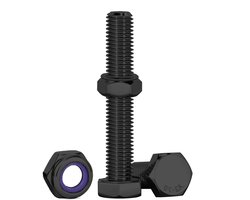Set van 10 RVS M8 Bouten en Moeren 60 mm met Zelfvergrendeling voor Machines, Meubels en 3D Printtoepassingen